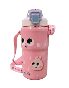 Nayasa School Bottle Duo Sip 450 Steel Pink