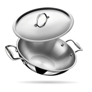 Stahl Kadhai Artisan 24 cm Steel Lid 4324