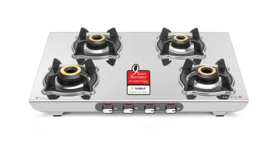 Sujata Steel Cooktop 4 BNR Majestic