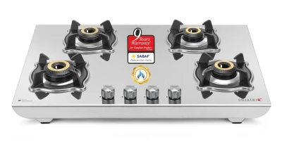 Sujata Steel Cooktop 4 BNR Robusto