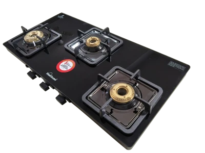 Sunflame LPG Gas Stove Solitaire 3 Burner Auto Ignition
