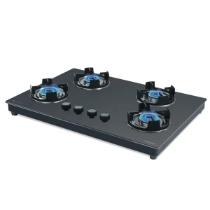 Sunshine 4 Bnr Lpg Stove Defender BK Glass