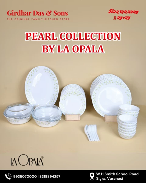 La Opala Dinner Set Pearl Collection